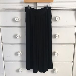 Madewell Pull-on Black Culottes